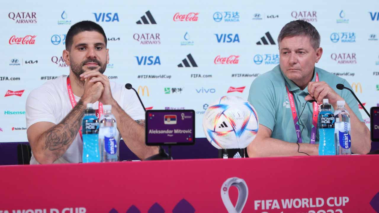 Selektor Dragan Stojković i Aleksandar Mitrović pred poslednji meč u grupi na SP